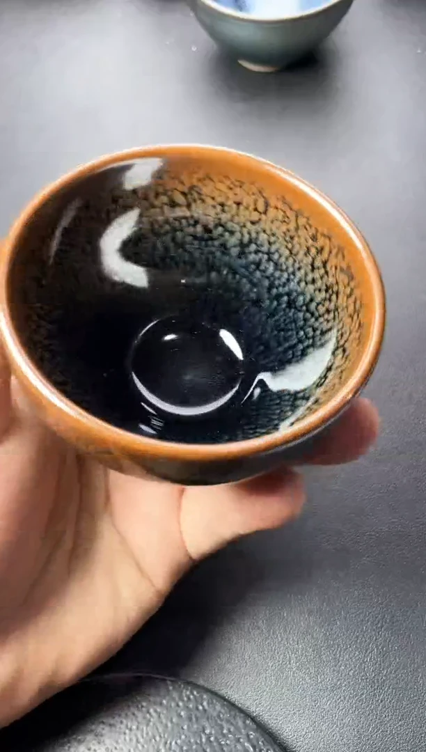 茶盏123 叶紫建盏叶紫建盏