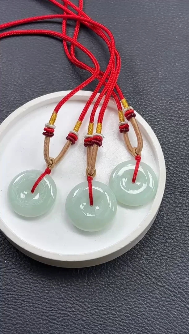 颈饰未镶嵌翡翠YM1342 平安扣 多样性发一件