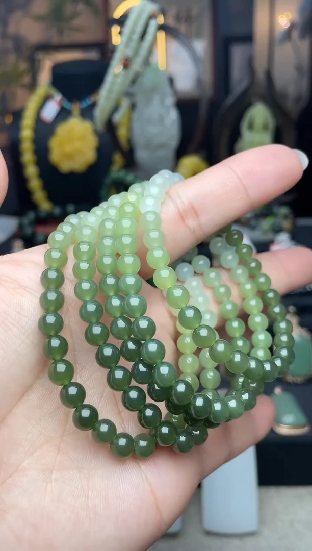 【闪购商品】和田玉手链未镶嵌手串多样性发其一