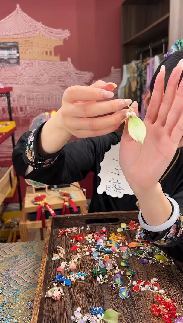 【闪购商品】刺绣 苏绣世家非遗手工（耳环）