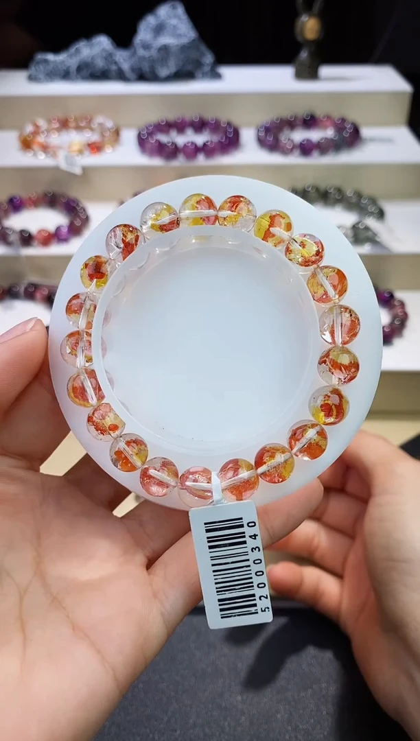 未镶嵌手链水晶锦鲤胶花9m+