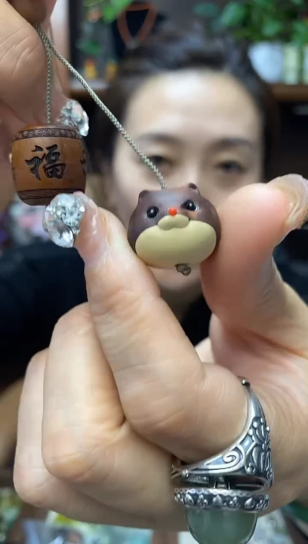 未镶嵌岫玉吊坠多样性发货其中发一