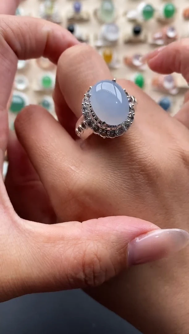 未镶嵌戒指翡翠缅甸天然A货翡翠22   7-7