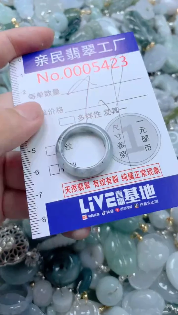 翡翠未镶嵌颈饰5423