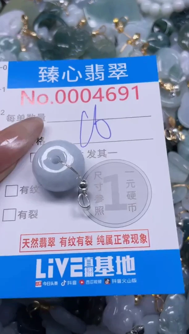 颈饰未镶嵌翡翠4691