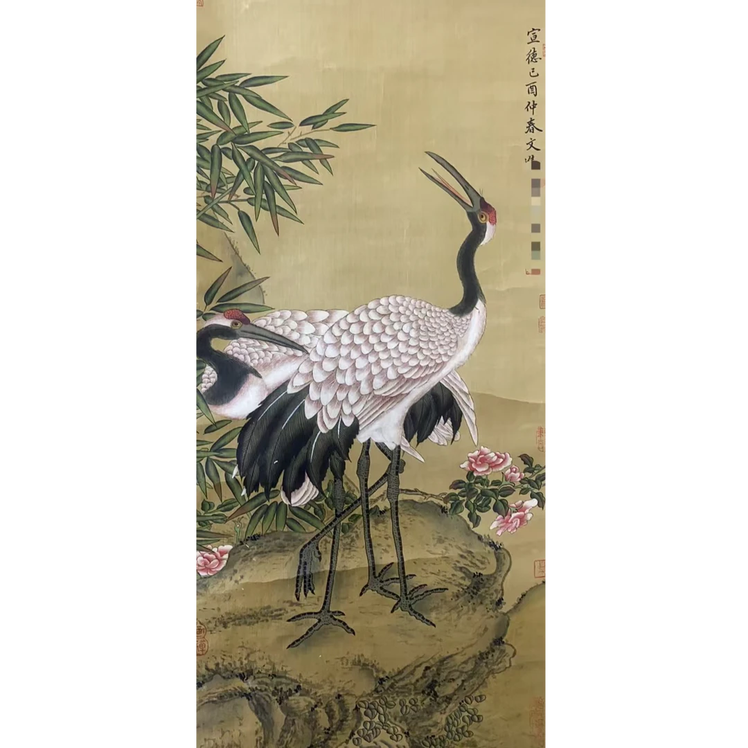 景L款人物绢本立轴80   42   3平尺