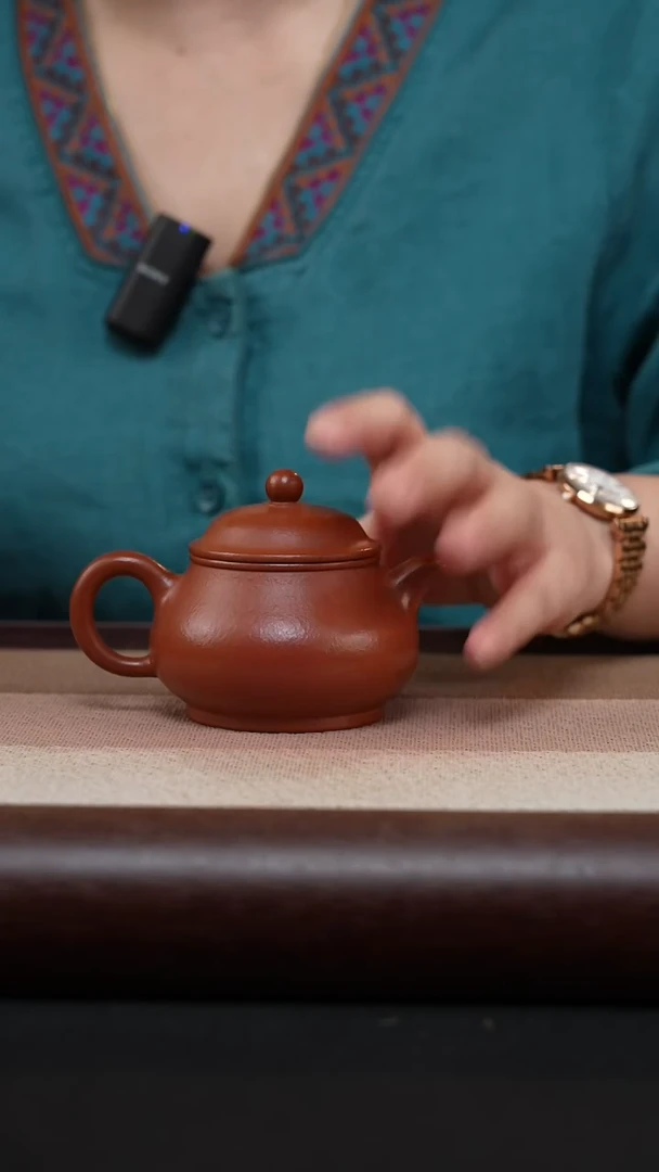 【闪购商品】紫砂茶壶潘壶-徐玉凤-朱泥MH-1710