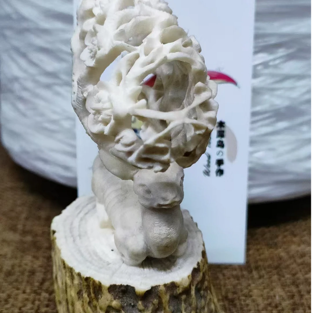 木犀鸟手作鹿角动物雕刻制品