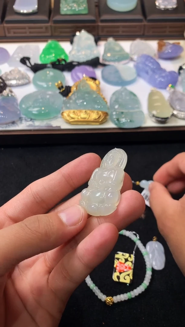 未镶嵌定制翡翠丰***⁵  S毛货不退不换