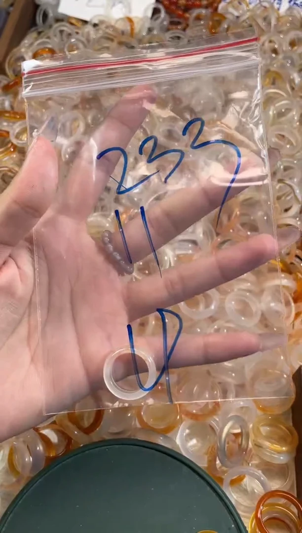 玛瑙/玉髓戒指未镶嵌233