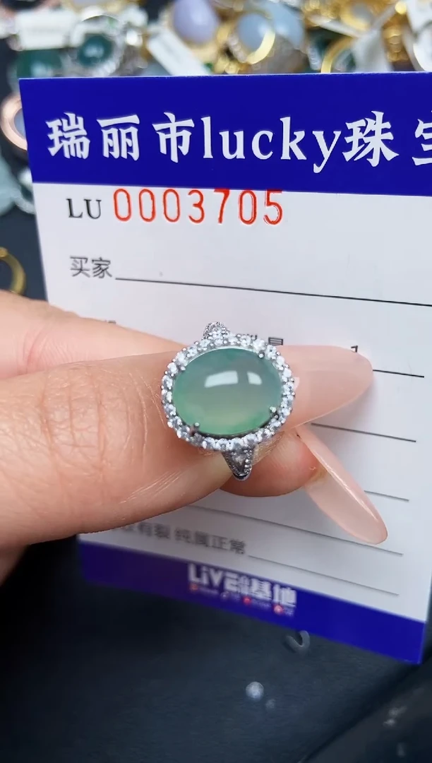 【闪购商品】翡翠颈饰银S925镶嵌3705