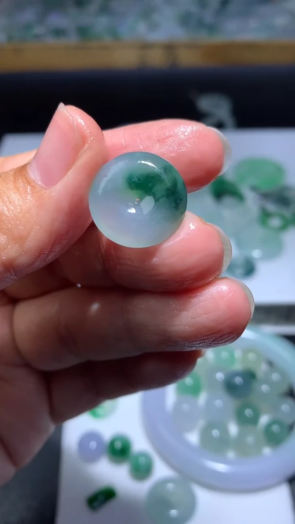 未镶嵌定制翡翠毛货17.2-5