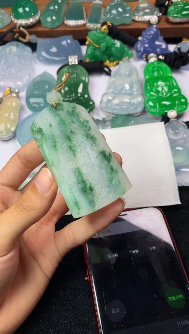 定制翡翠未镶嵌4043毛货不退不换
