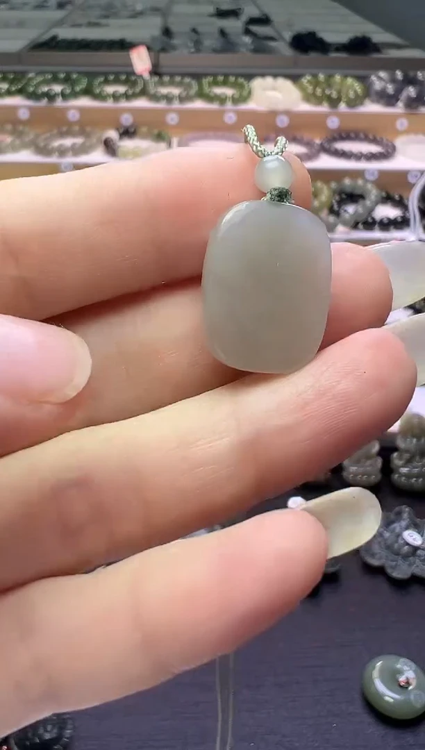 颈饰未镶嵌和田玉111号链接微包容