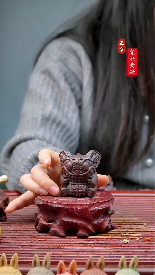 紫砂茶宠宜兴紫砂茶宠摆件