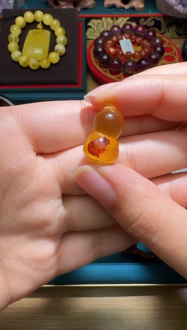 琥珀未镶嵌珠宝奇石桐*儿多样性发一297