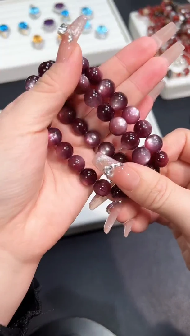 【闪购商品】水晶手串未镶嵌72t多样性发其一/1条10mm默认微瑕