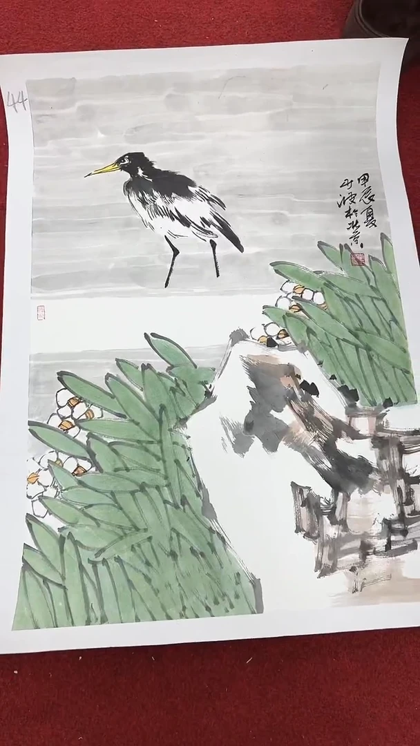 国画李少波/国画/花鸟