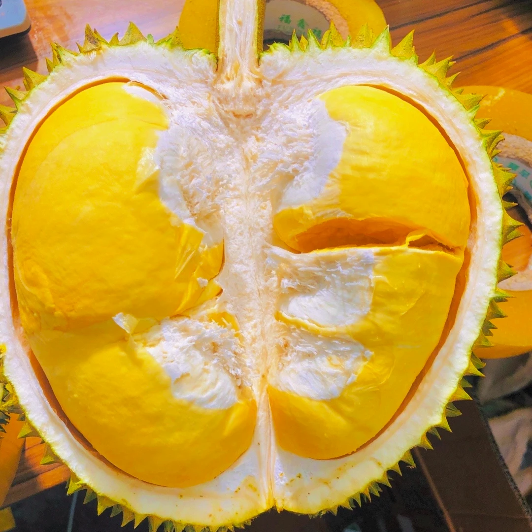 新鲜空运树熟榴莲一物一拍规格G（为保品质拍下默认开果）核小金枕泰国