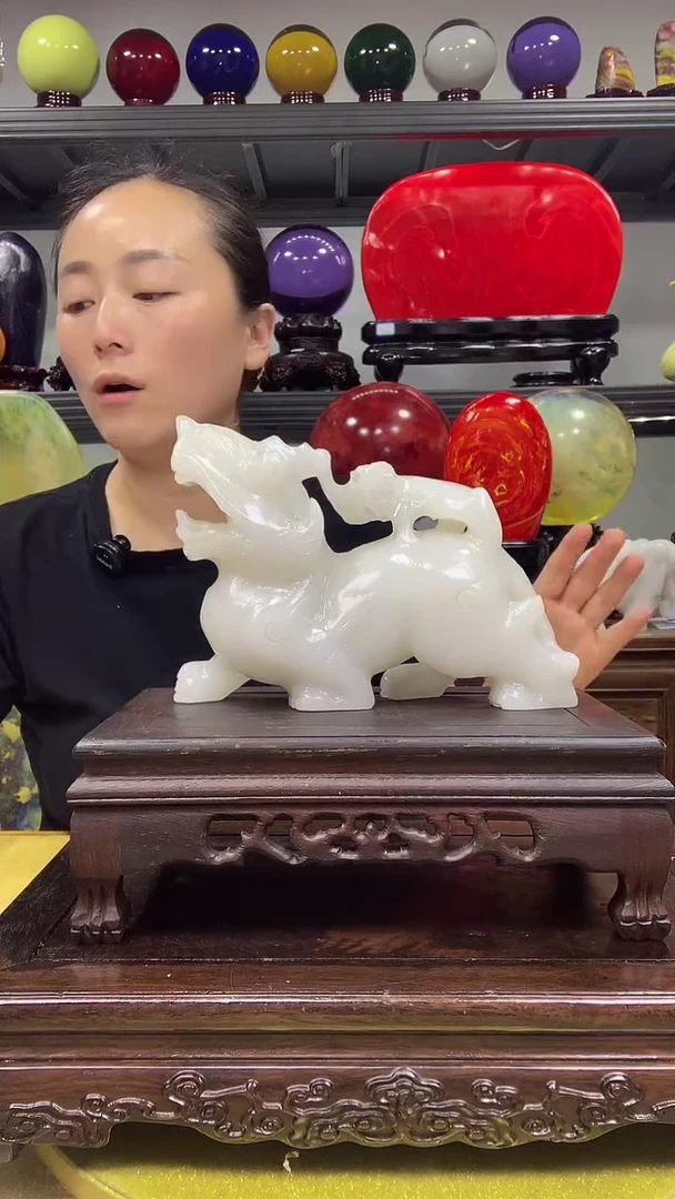 石材鸿运当头高档家居摆件办公室摆件
