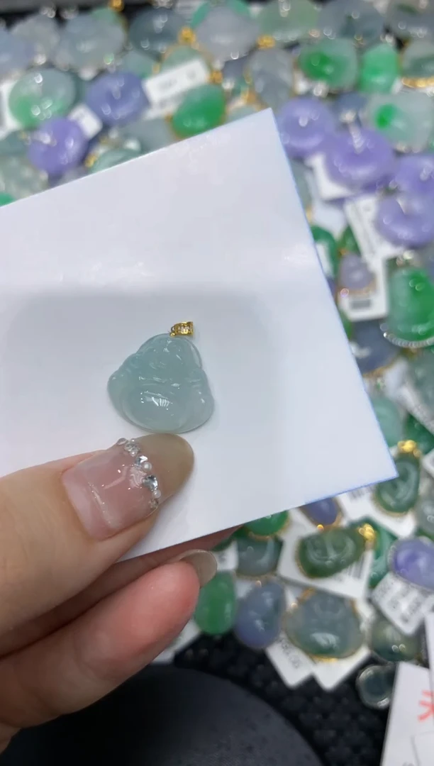 【闪购商品】翡翠颈饰18K金镶嵌222222222