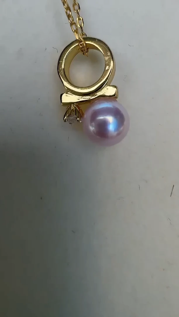 海水珍珠银S925镶嵌颈饰套链