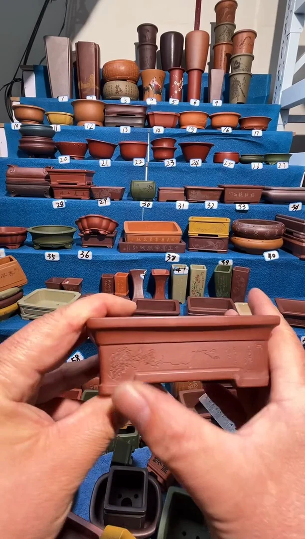 【闪购商品】紫砂紫砂花盆10*7.5*3