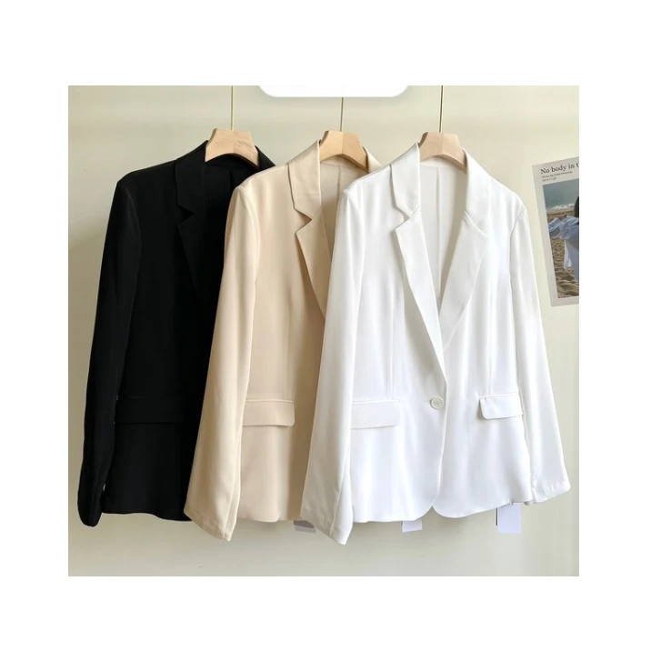 EQ家经典版弹力重磅桑蚕丝女士西装（241085）20437