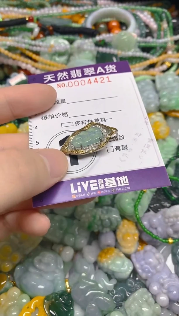 颈饰未镶嵌翡翠0004421