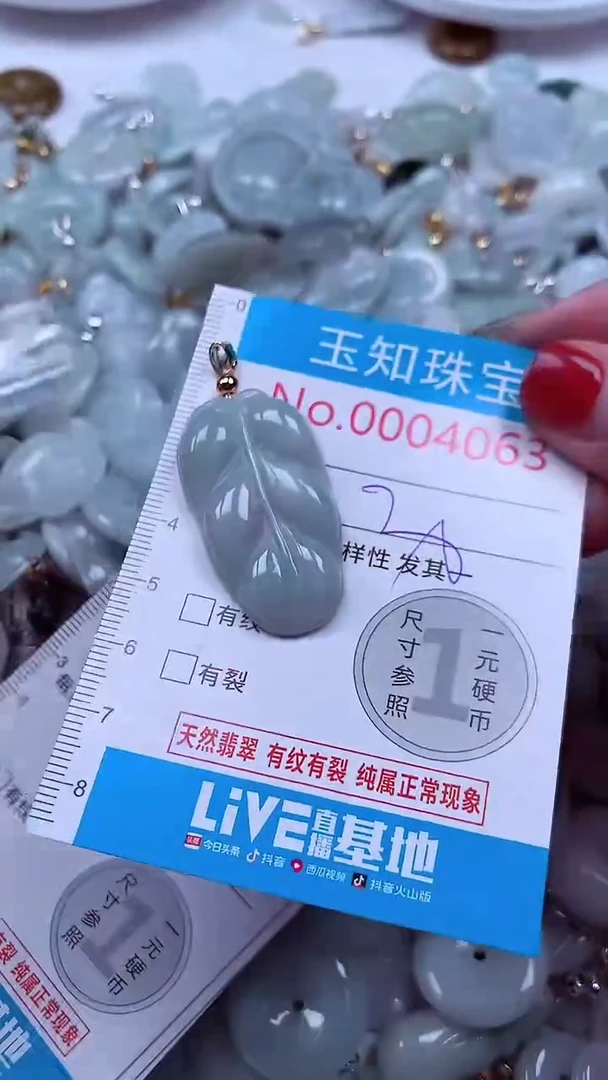 吊坠(不含链)未镶嵌翡翠4063