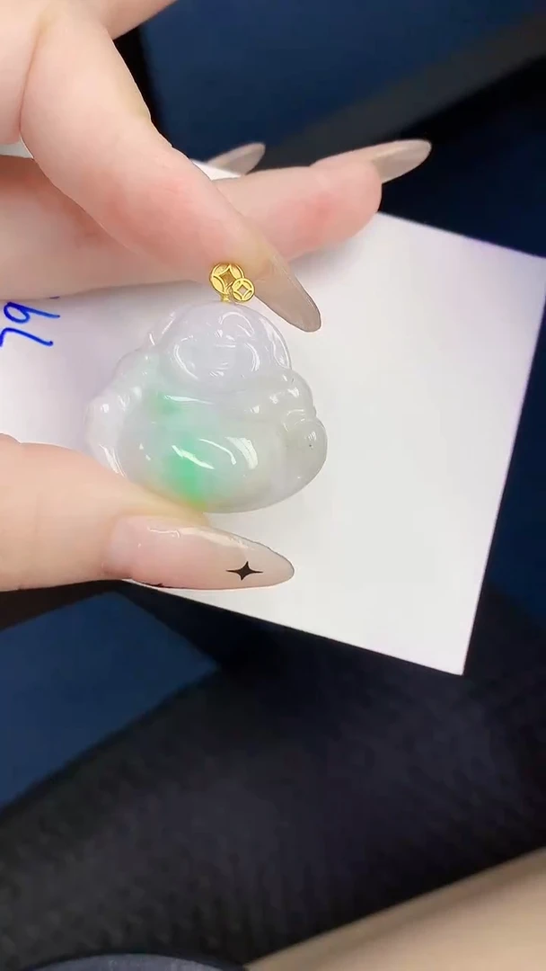 颈饰未镶嵌翡翠缅甸天然翡翠A货