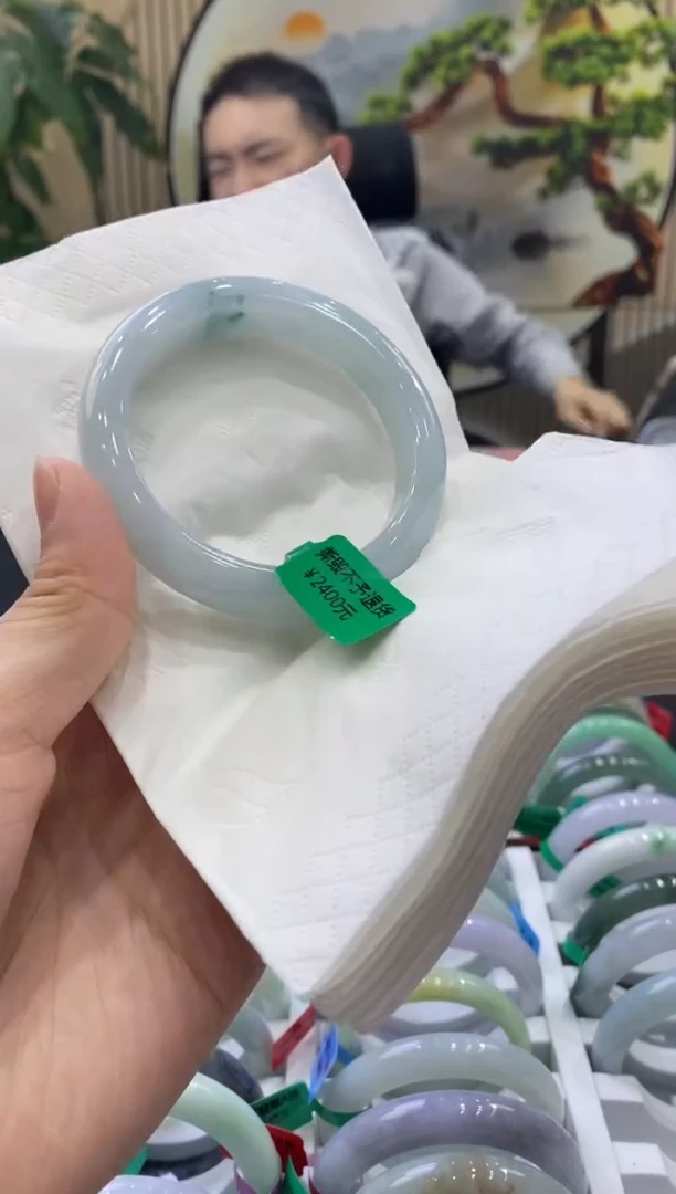 未镶嵌手镯翡翠0009387