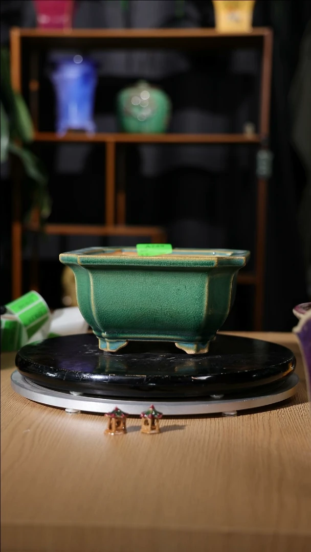 【石湾花盆】7.5寸倭角兰盆749