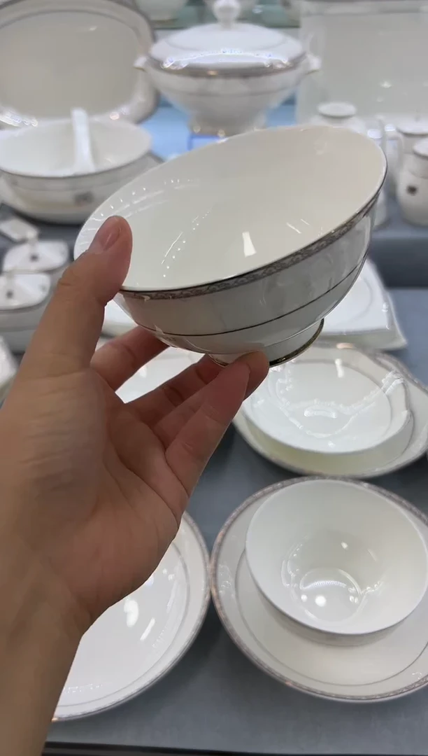 骨瓷玲珑5高4个