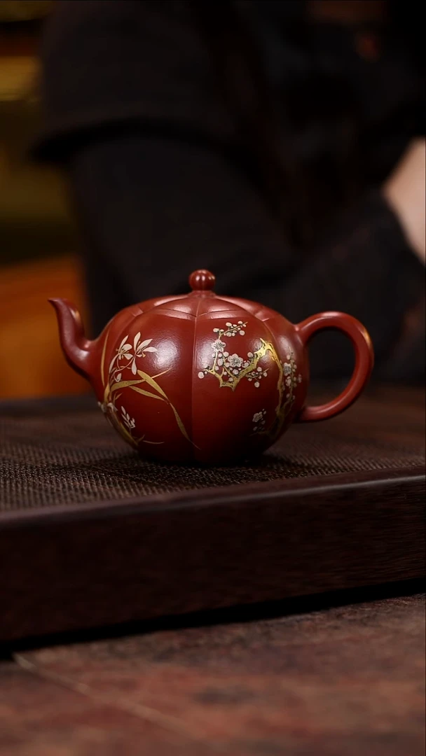 紫砂南瓜 可心朱泥