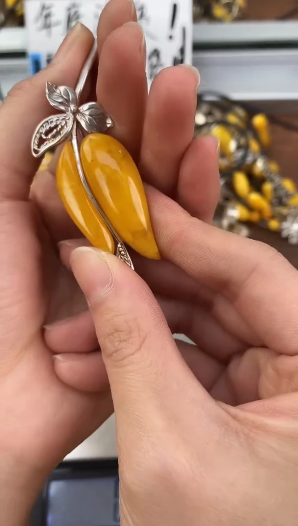 裸石琥珀未镶嵌天然琥珀蜜蜡