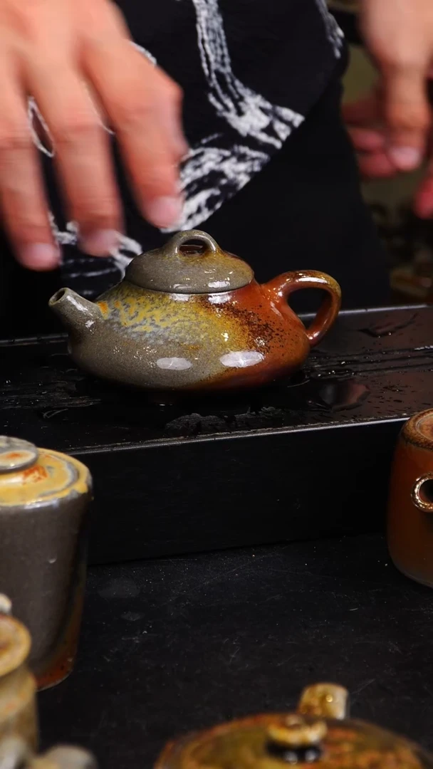 茶壶紫砂宜兴紫砂柴烧壶