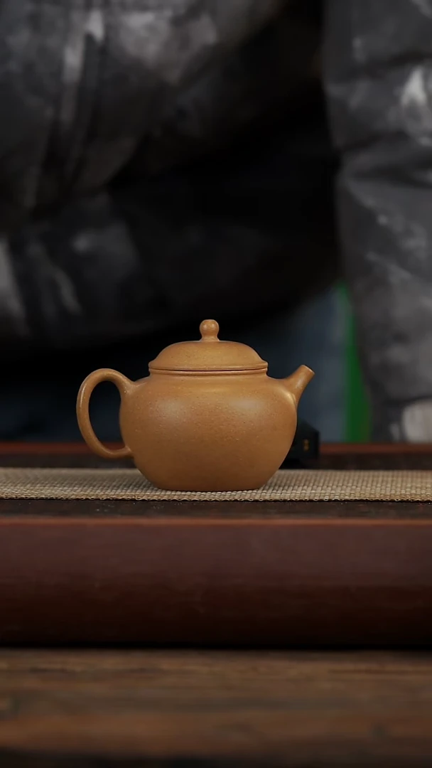 茶壶紫砂微瑕芝麻段160容量圆珠