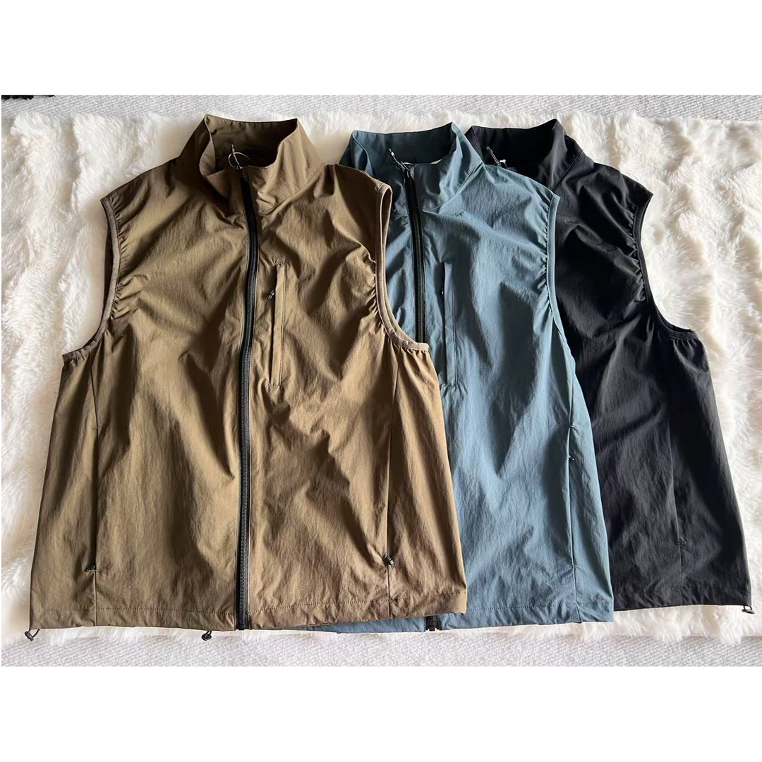 YJ | 春夏新款机能户外防风马甲男女同款运动休闲背心通勤款上衣