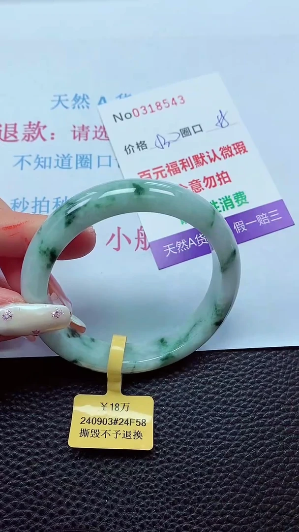 【闪购商品】翡翠手镯未镶嵌00318543