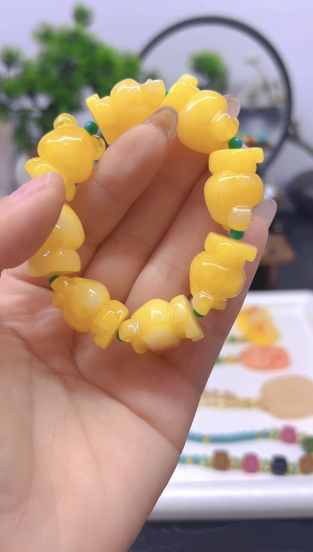 【闪购商品】蜜蜡手链未镶嵌手链S594