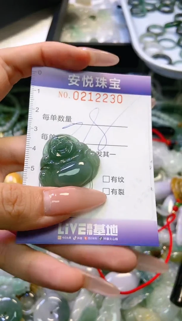 翡翠未镶嵌颈饰闪购0212230