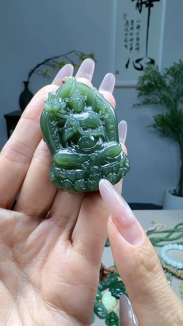 未镶嵌和田玉挂件十****漠1