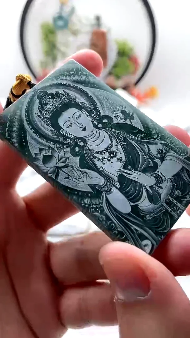 颈饰未镶嵌翡翠大势至