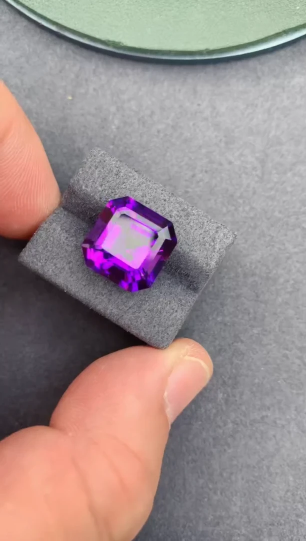 未镶嵌珠宝半成品紫晶10ct 紫水晶