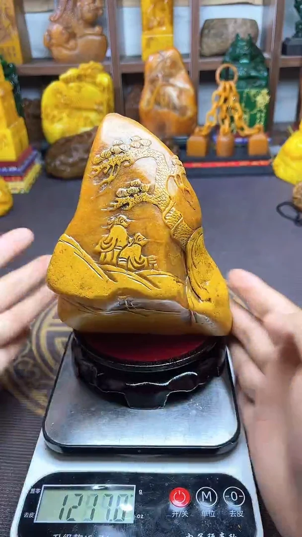 寿山石印石纯天然石料