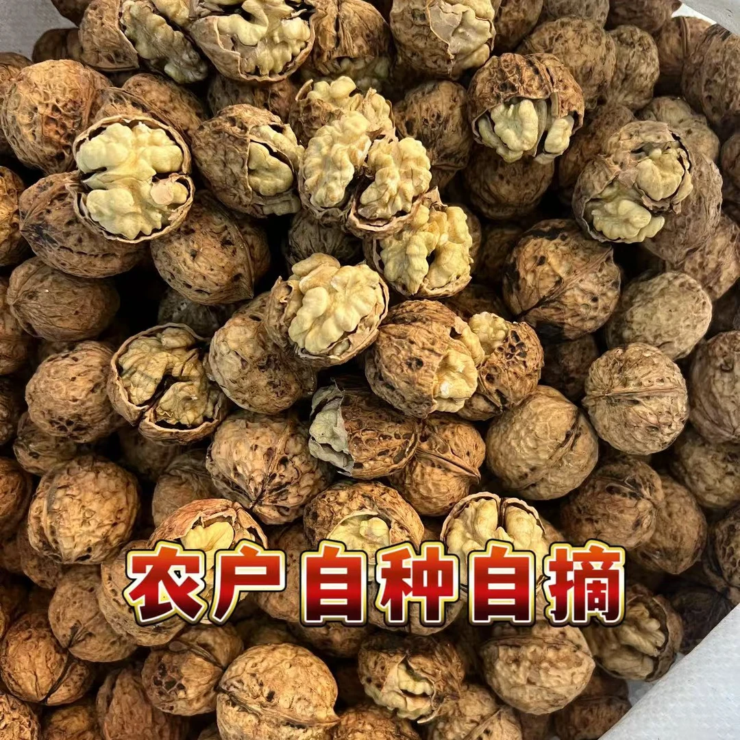 [助农]贵州正宗老树皮薄多油核桃当年鲜核桃干制薄皮核桃