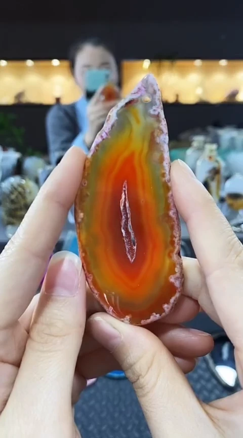 未镶嵌颈饰玛瑙/玉髓文*玛瑙