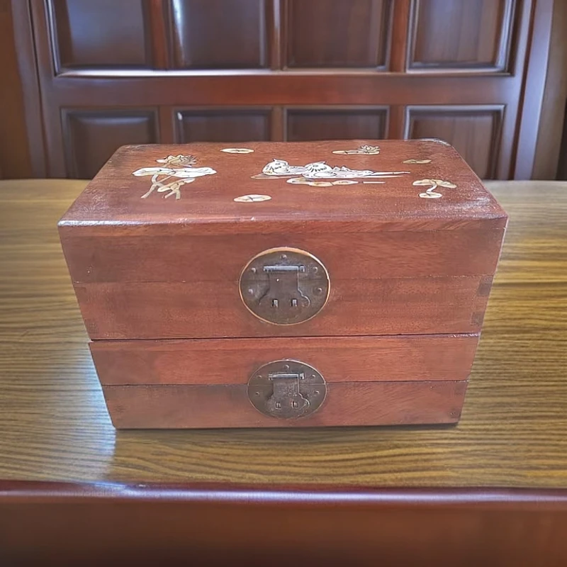 红木收纳盒，首饰盒工艺礼品。一物一拍，以直播内容为准。