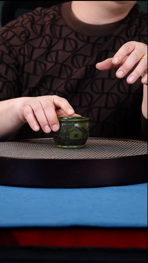 茶杯紫砂宜兴原矿紫砂 手工主人杯